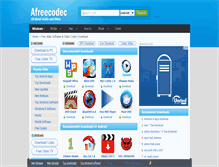 Tablet Screenshot of afreecodec.com